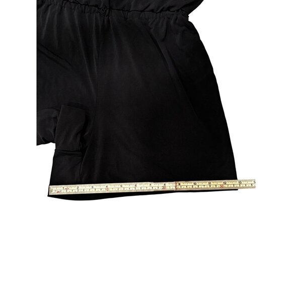 Calvin Klein Womens Black Cold Shoulder Romper Size 2 - Picture 8 of 8